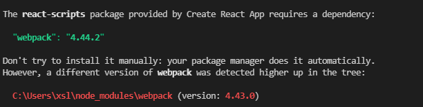 webpack-version-problem